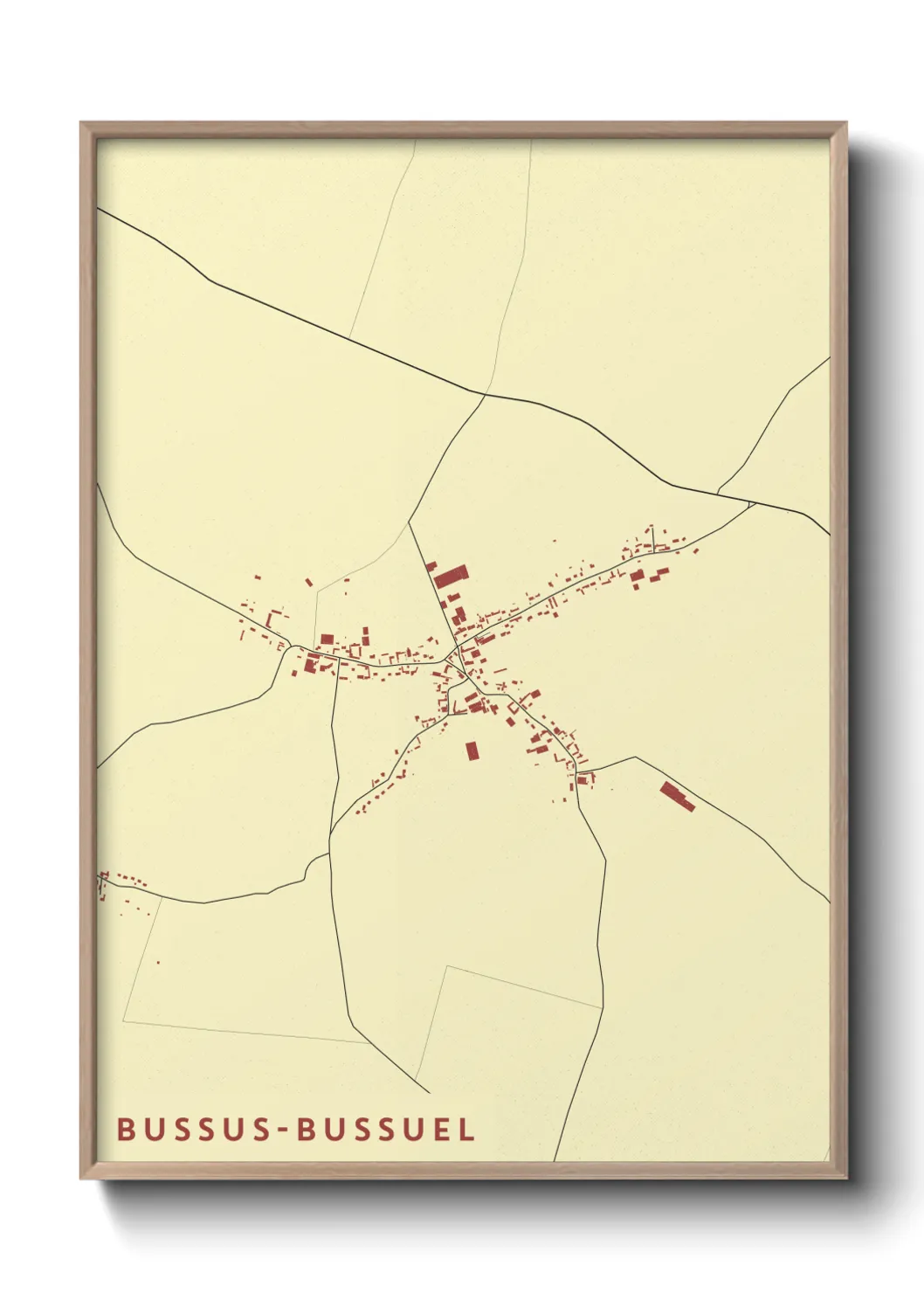 Un poster carteBussus-Bussuel