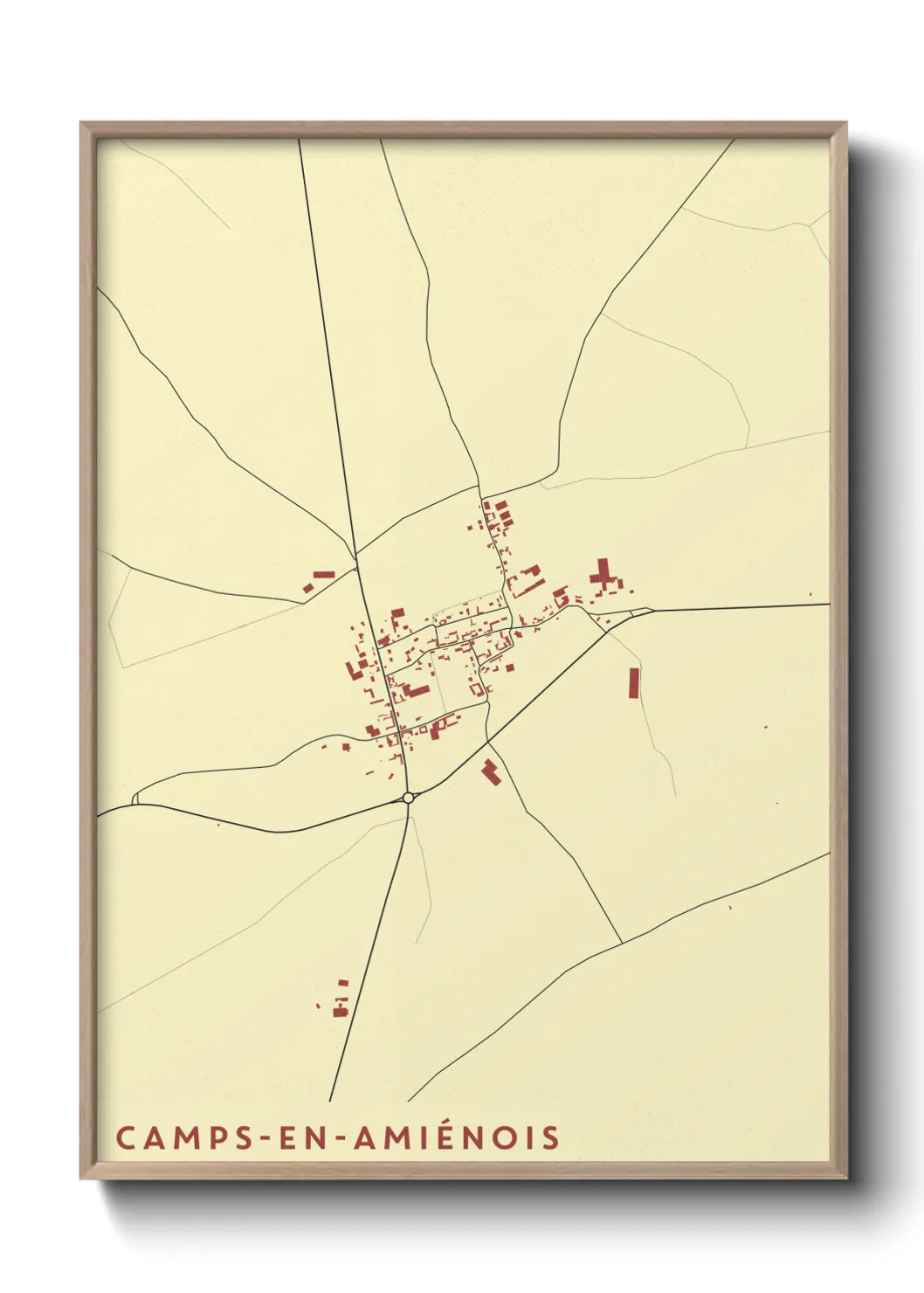 Un poster carteCamps-en-Amiénois