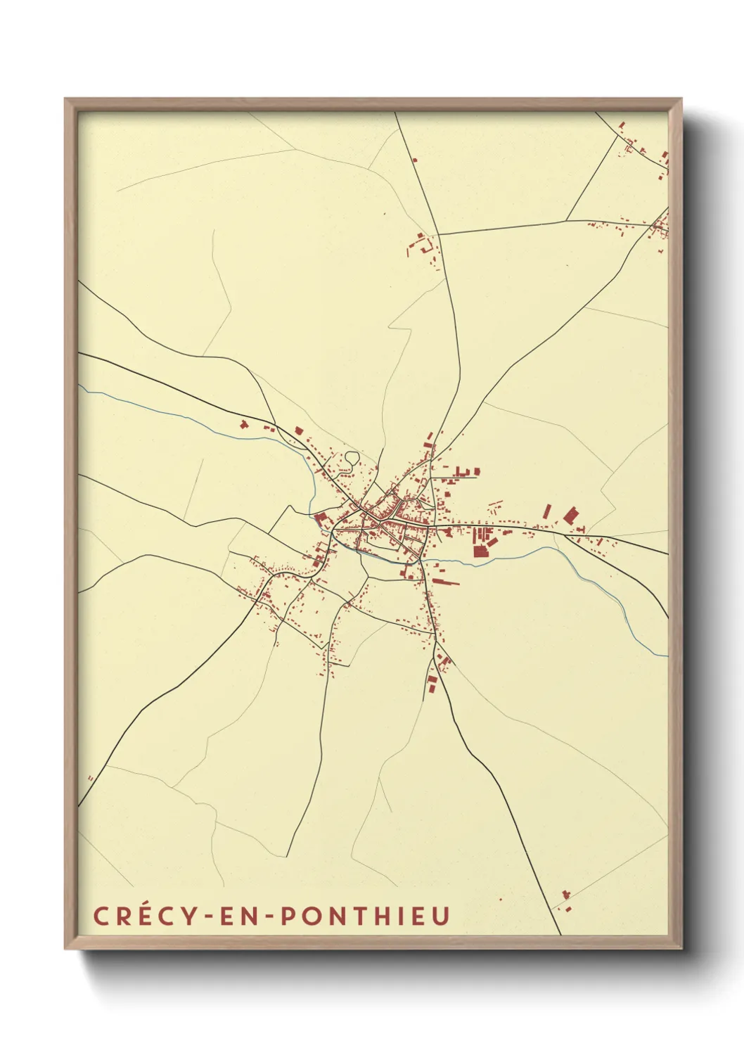 Un poster carteCrécy-en-Ponthieu