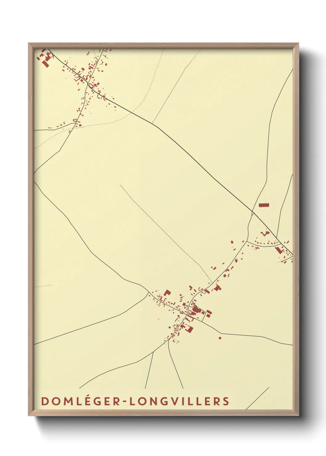 Un poster carteDomléger-Longvillers