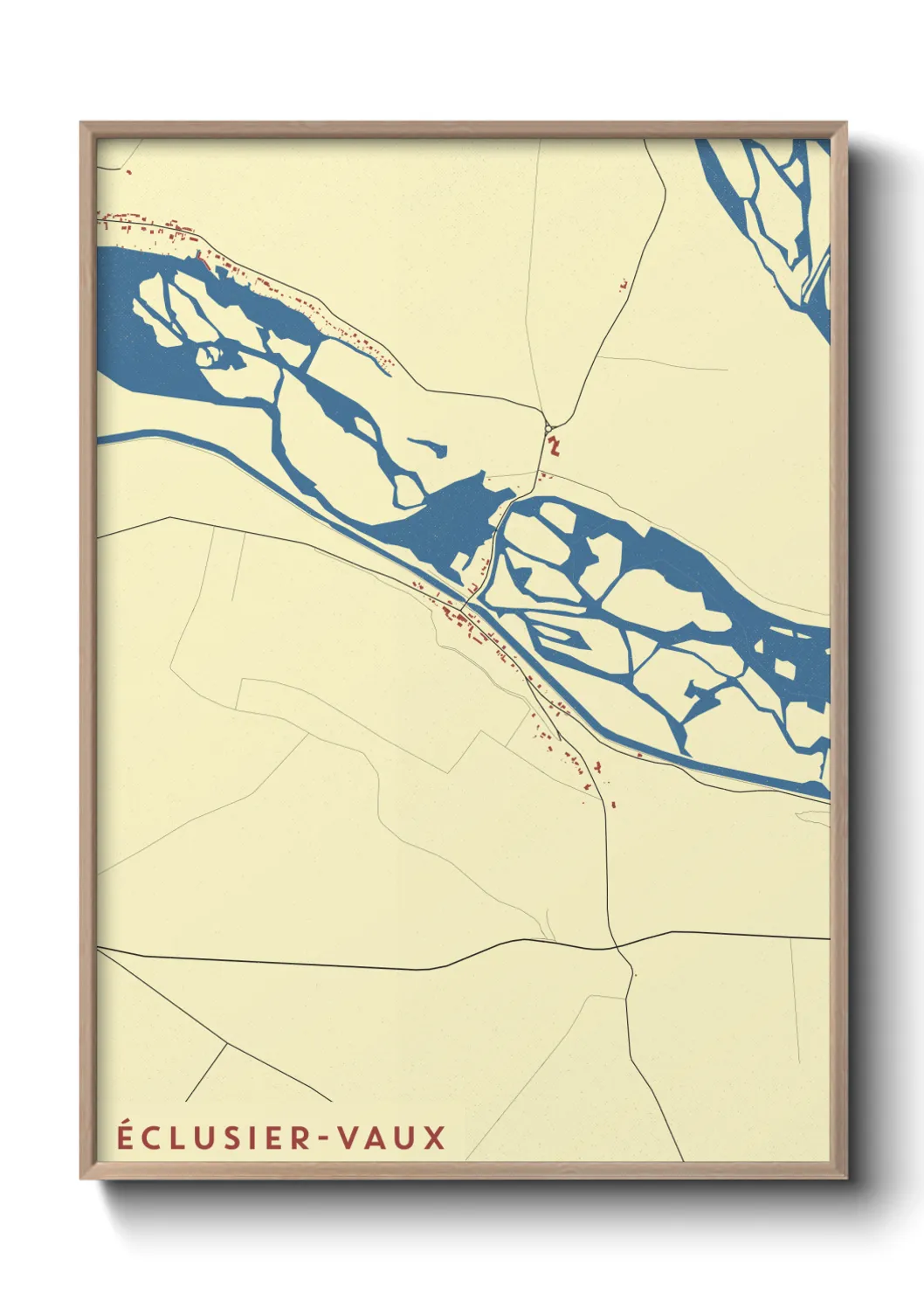 Un poster carteÉclusier-Vaux