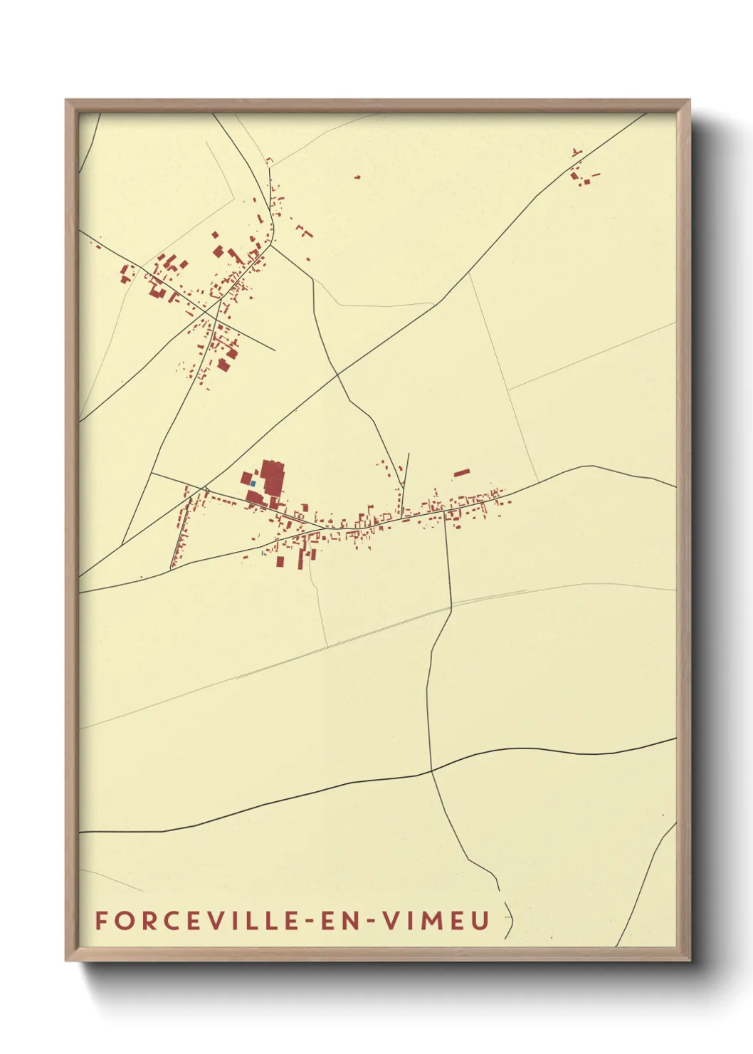 Un poster carteForceville-en-Vimeu