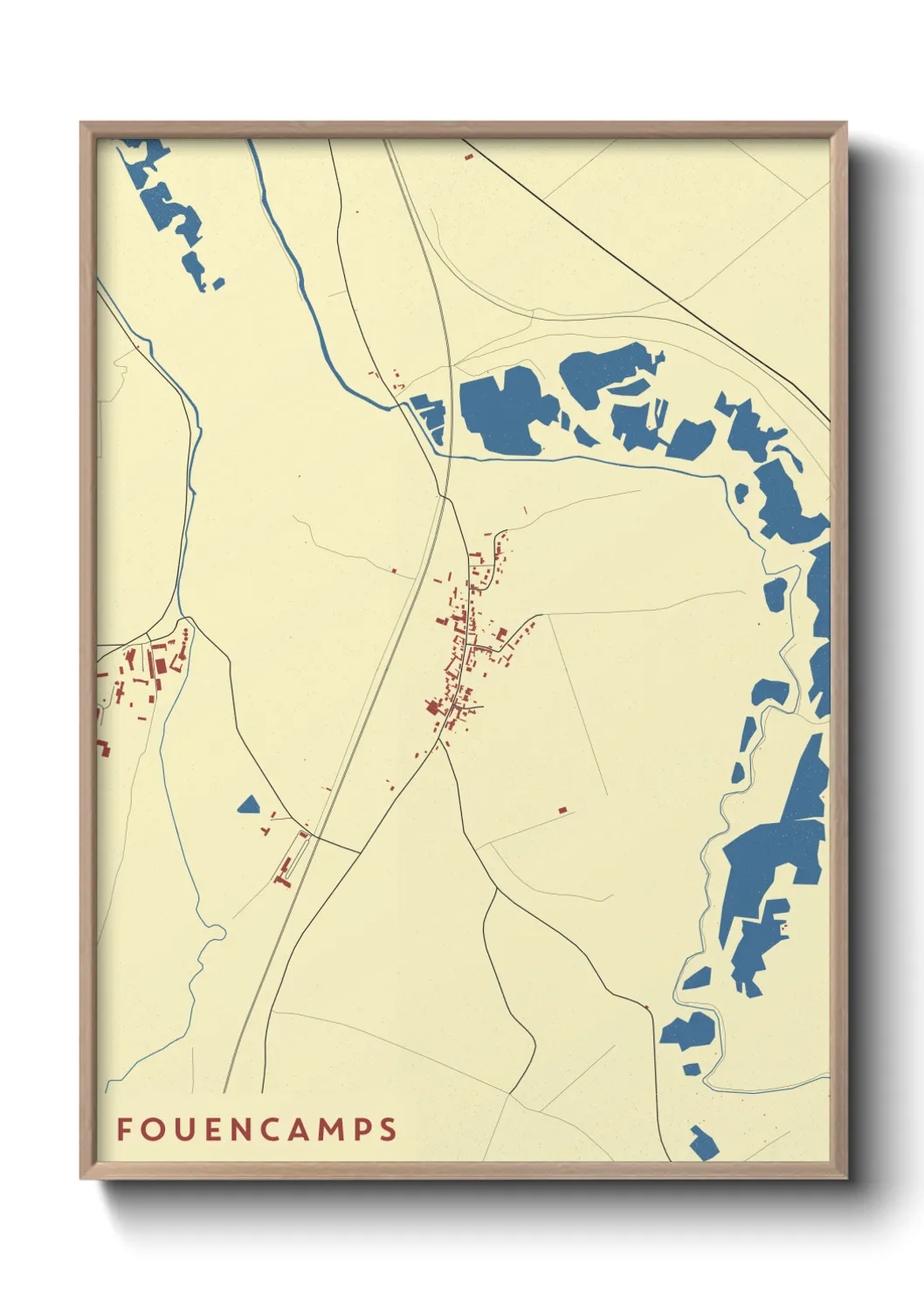 Un poster carteFouencamps