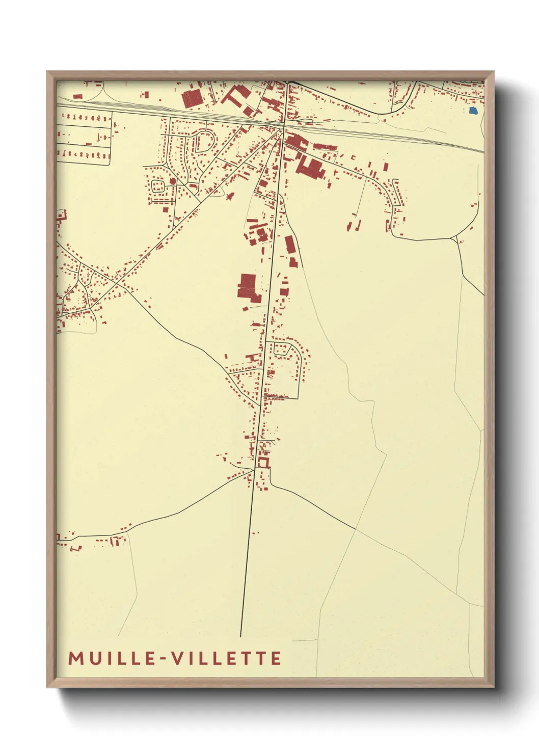 Un poster carteMuille-Villette