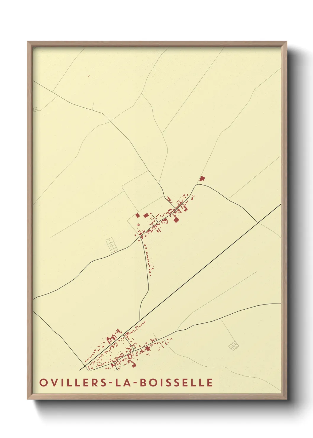 Un poster carteOvillers-la-Boisselle