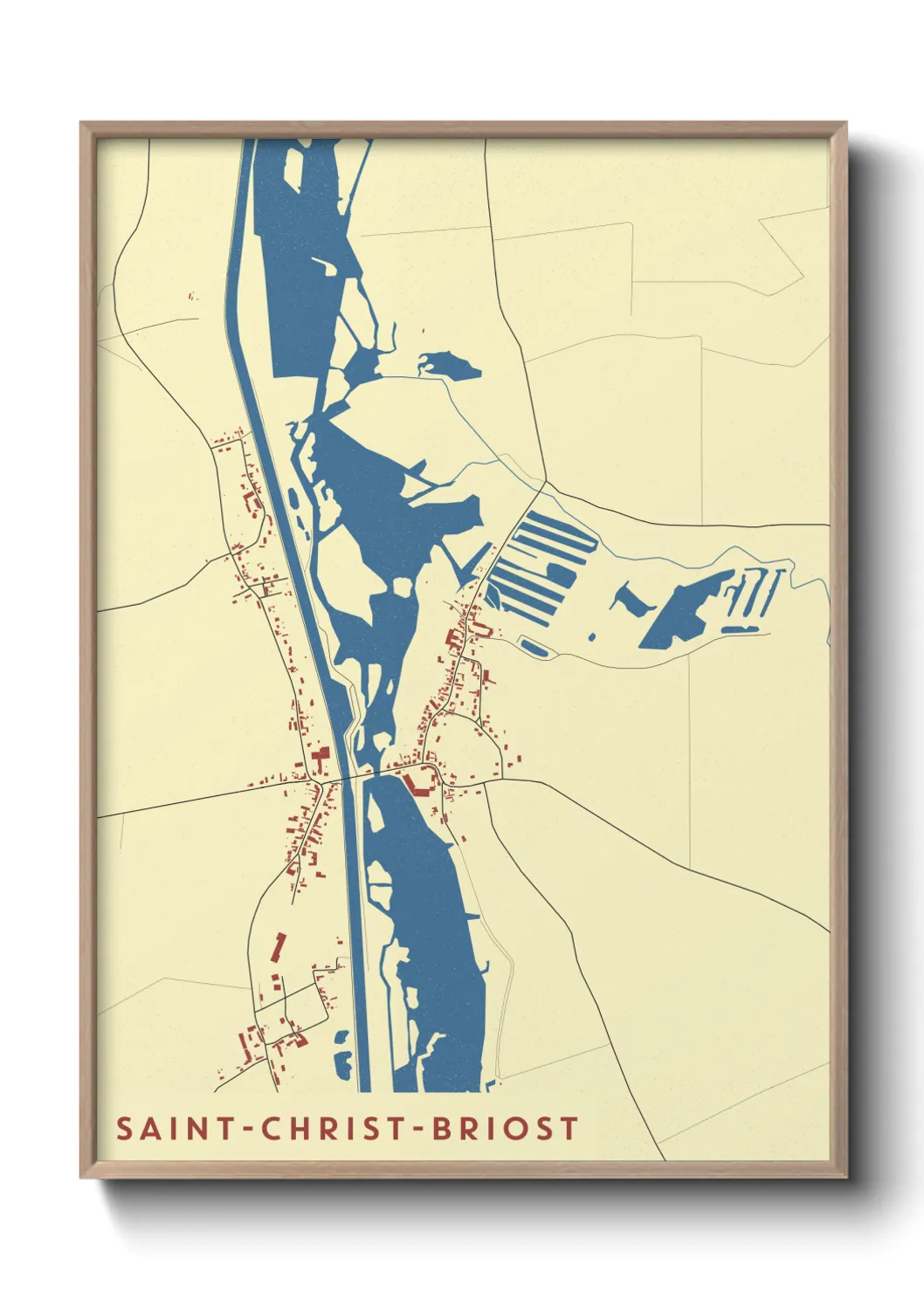 Un poster carteSaint-Christ-Briost