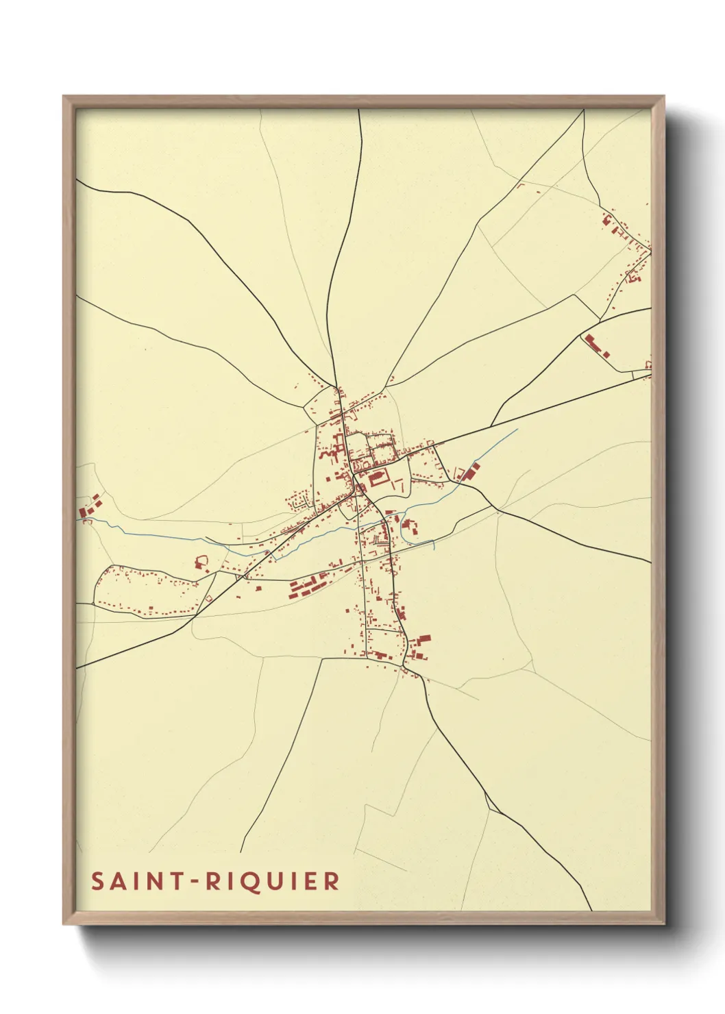 Un poster carteSaint-Riquier