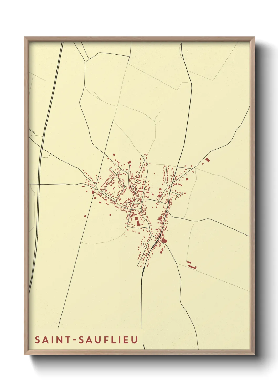 Un poster carteSaint-Sauflieu