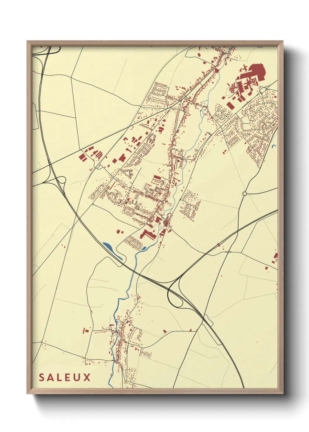 Un poster carteSaleux