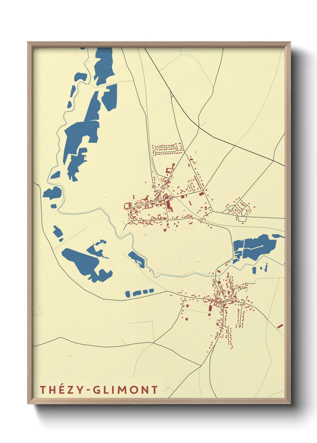Un poster carteThézy-Glimont