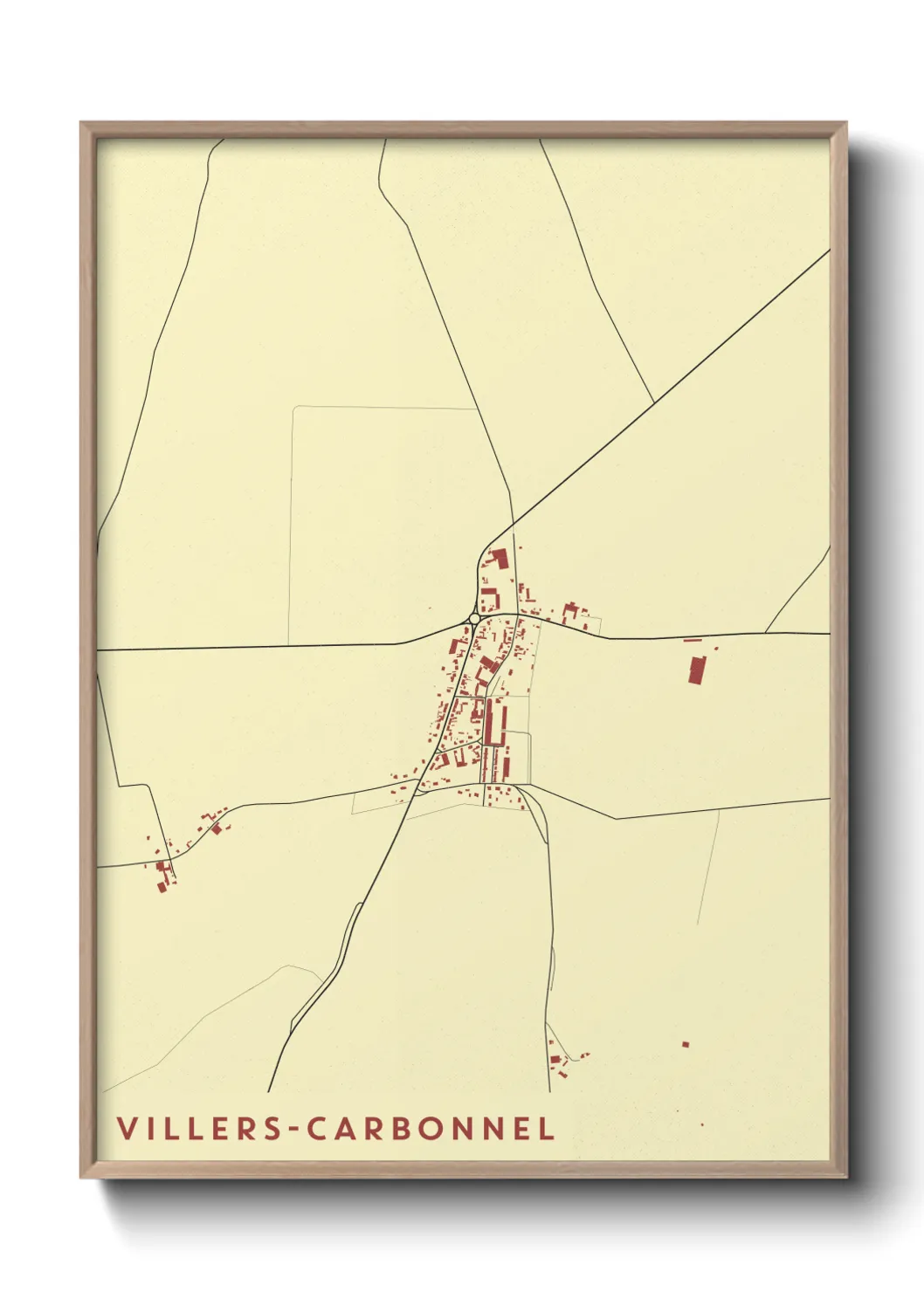 Un poster carteVillers-Carbonnel