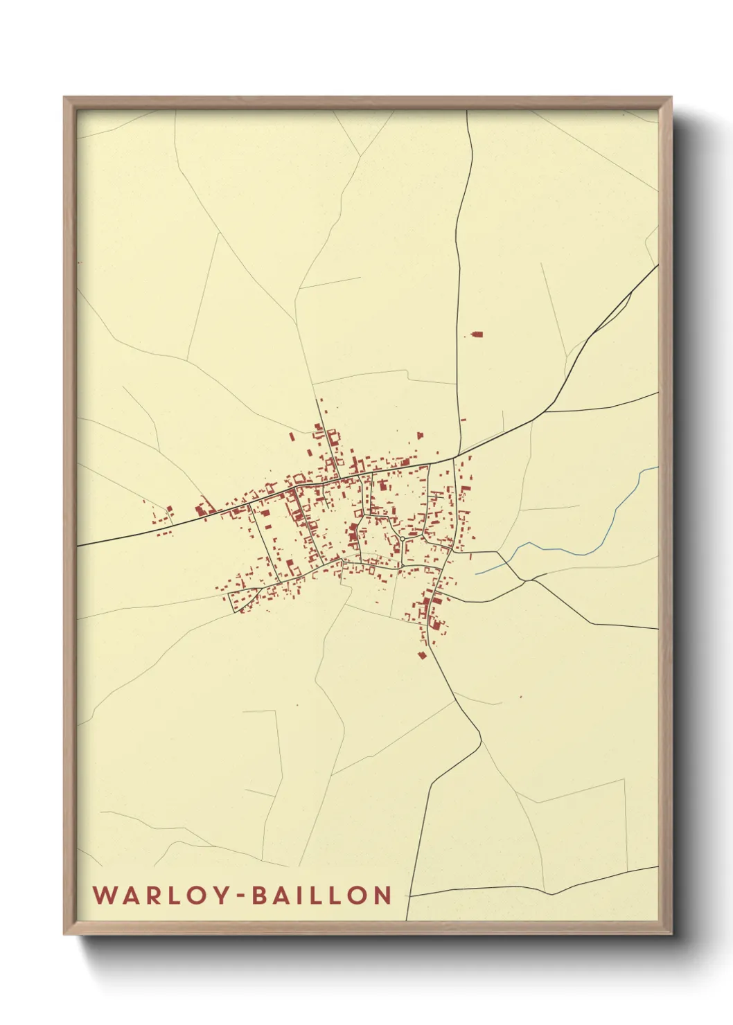 Un poster carteWarloy-Baillon