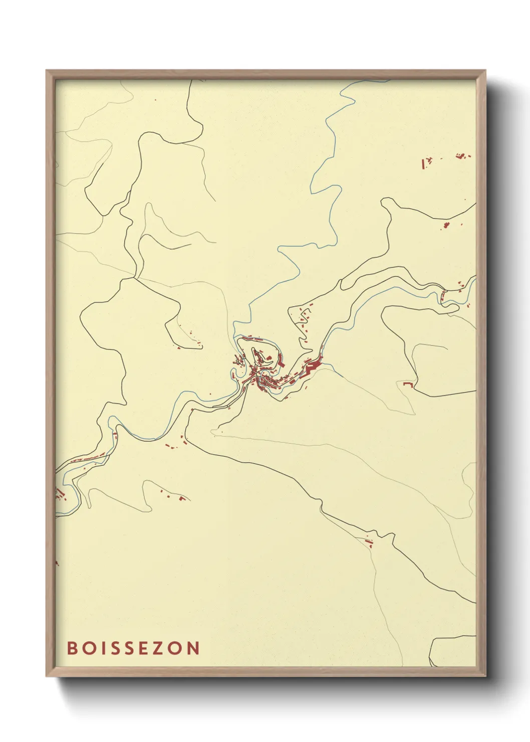 Un poster carteBoissezon