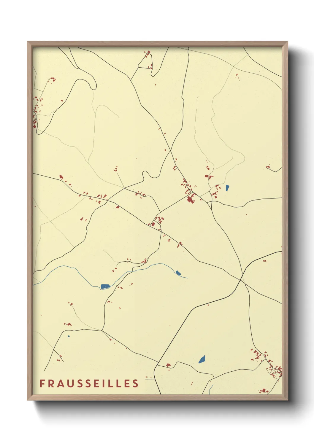 Un poster carteFrausseilles