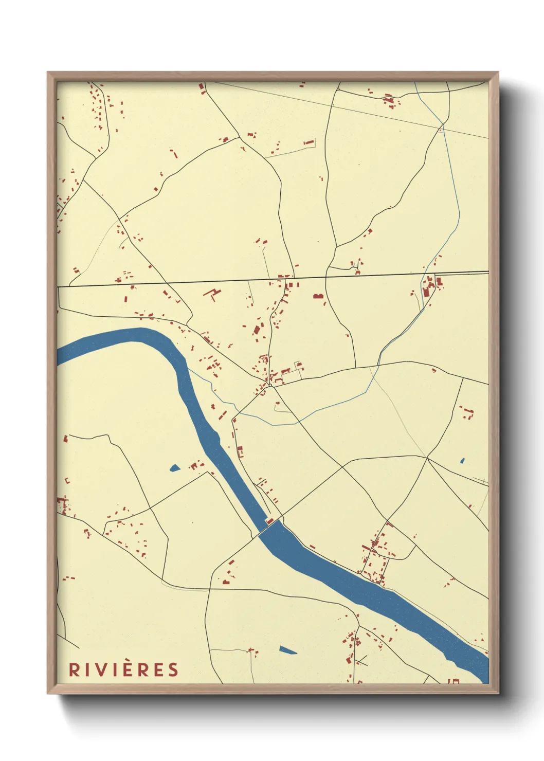 Un poster carteRivières