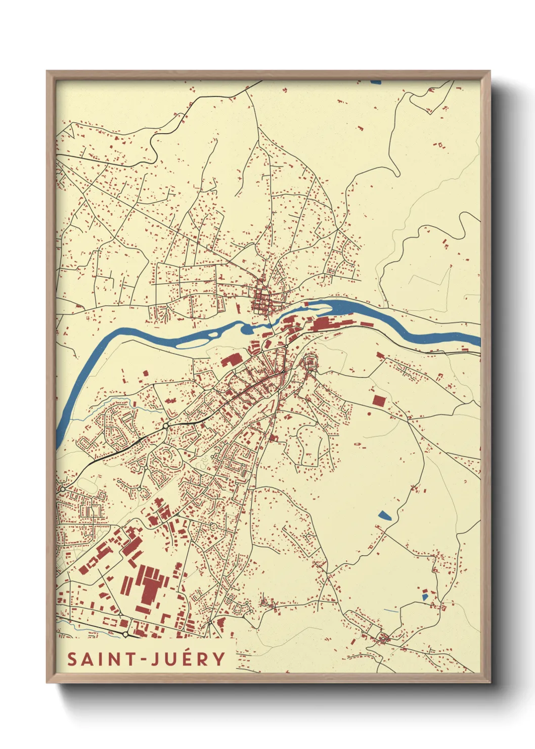 Un poster carteSaint-Juéry