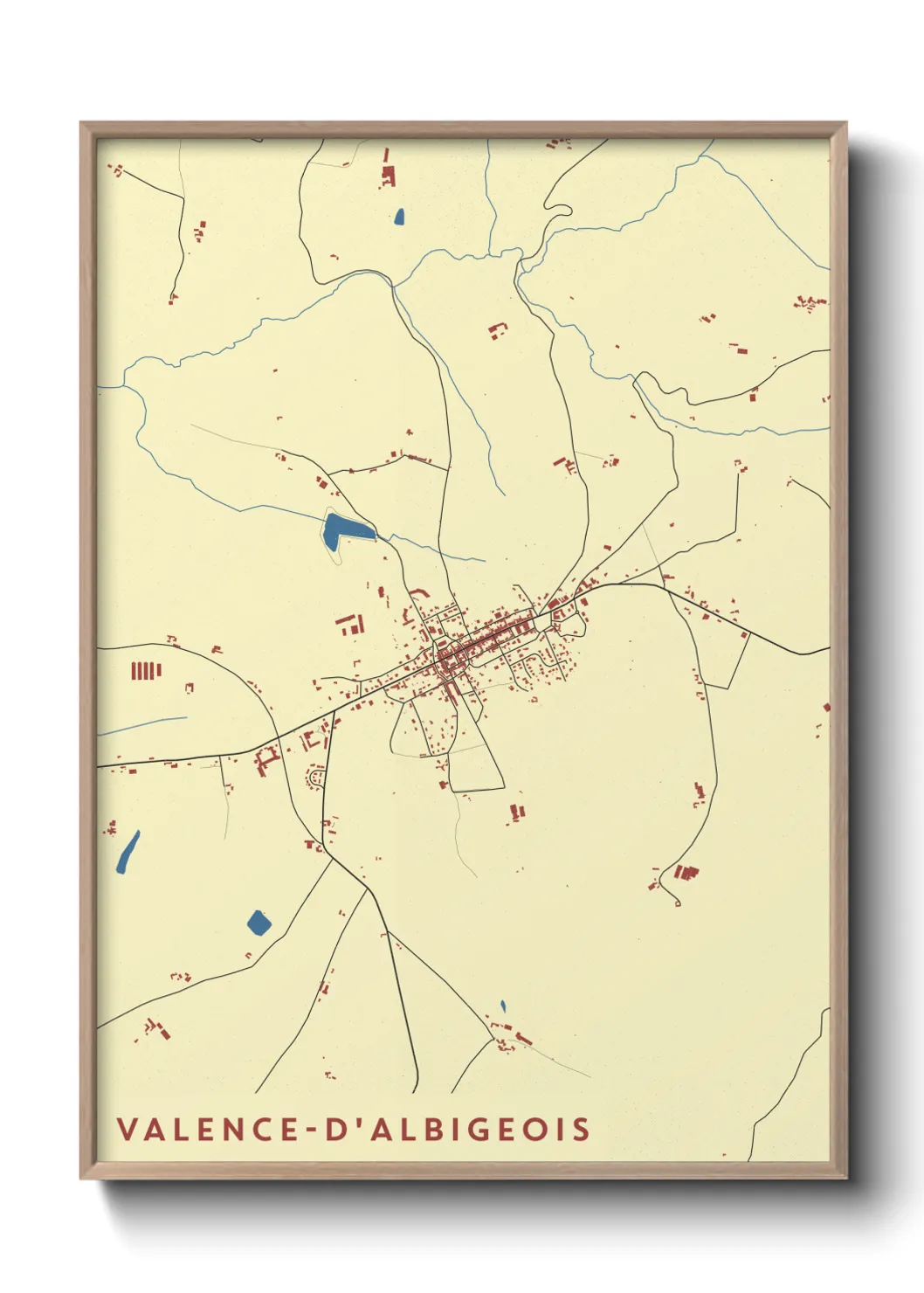 Un poster carteValence-d'Albigeois