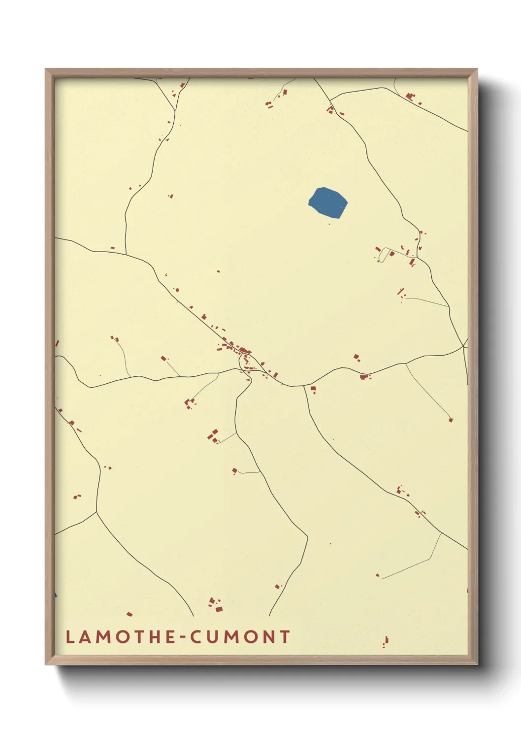 Un poster carteLamothe-Cumont