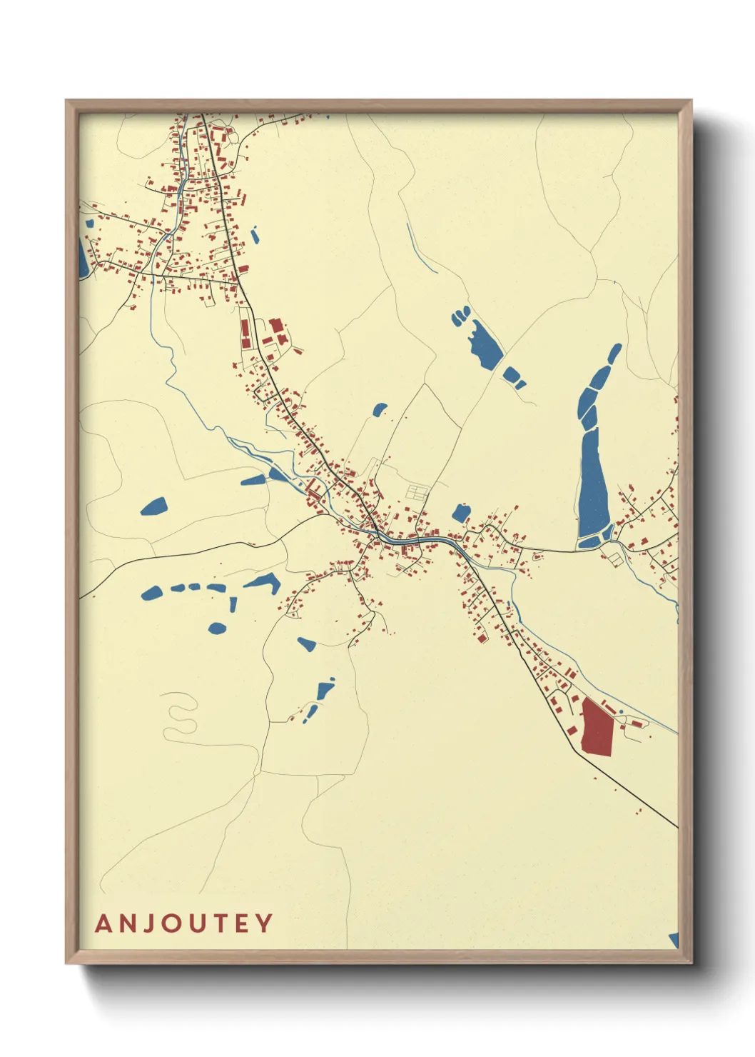 Un poster carteAnjoutey