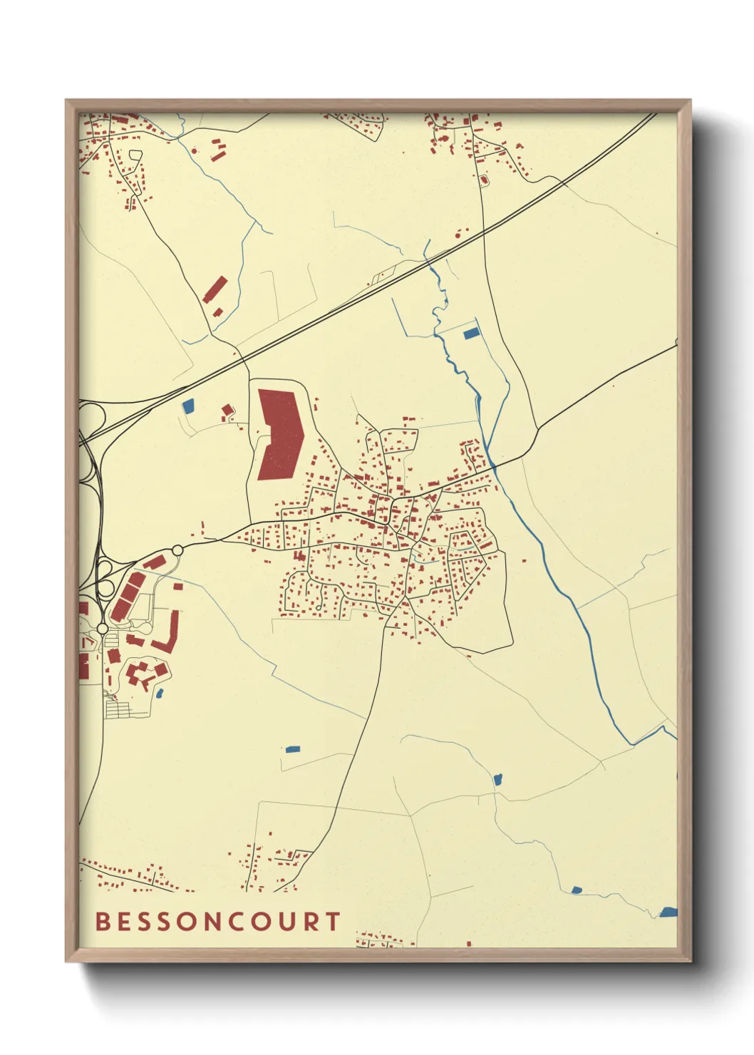 Un poster carteBessoncourt