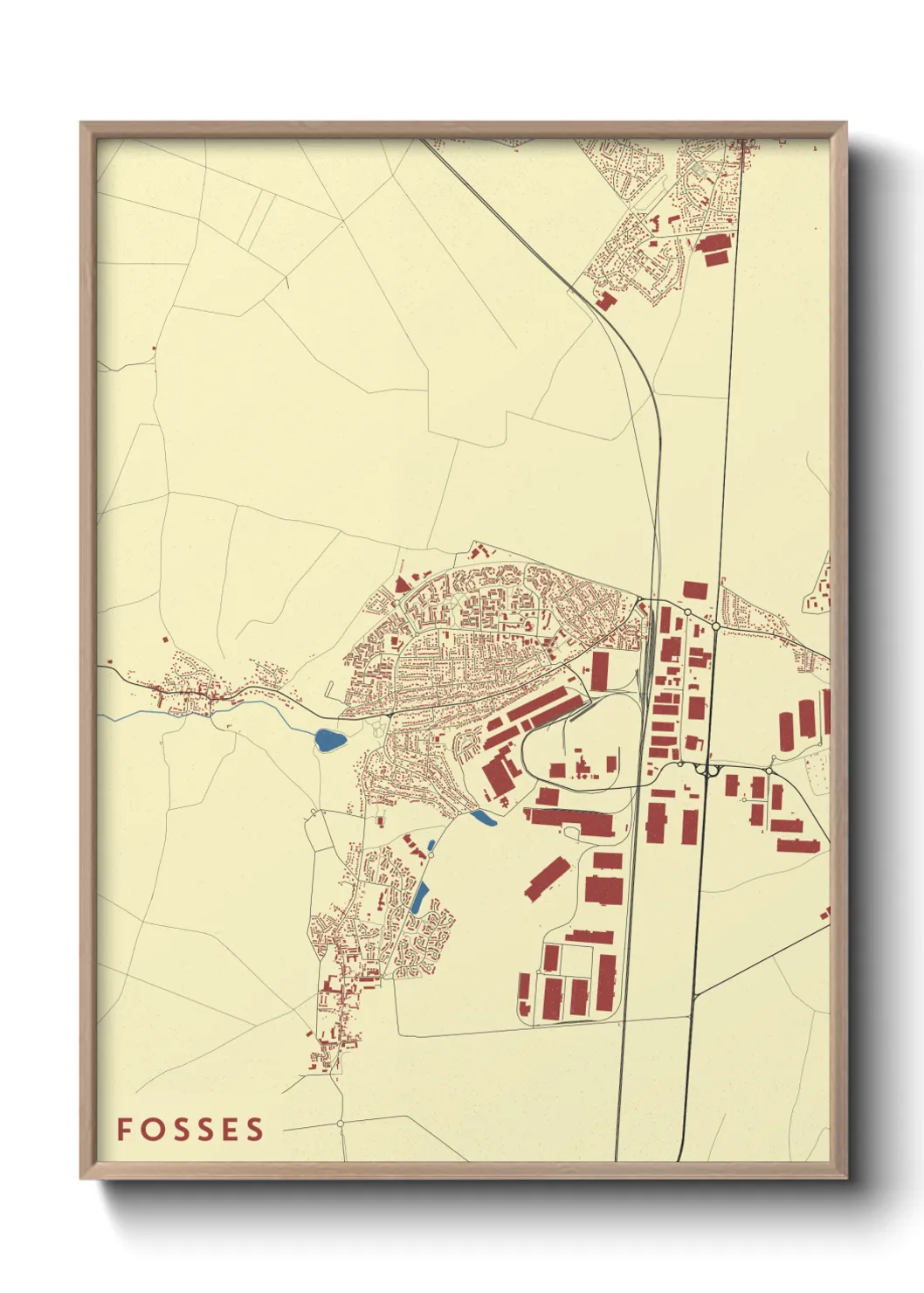 Un poster carteFosses
