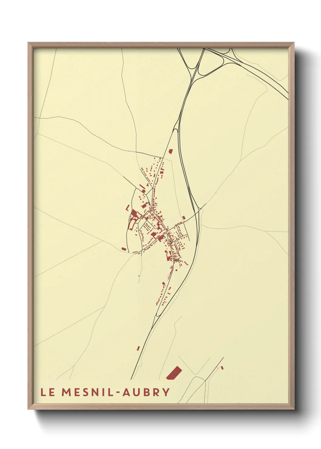 Un poster carteLe Mesnil-Aubry