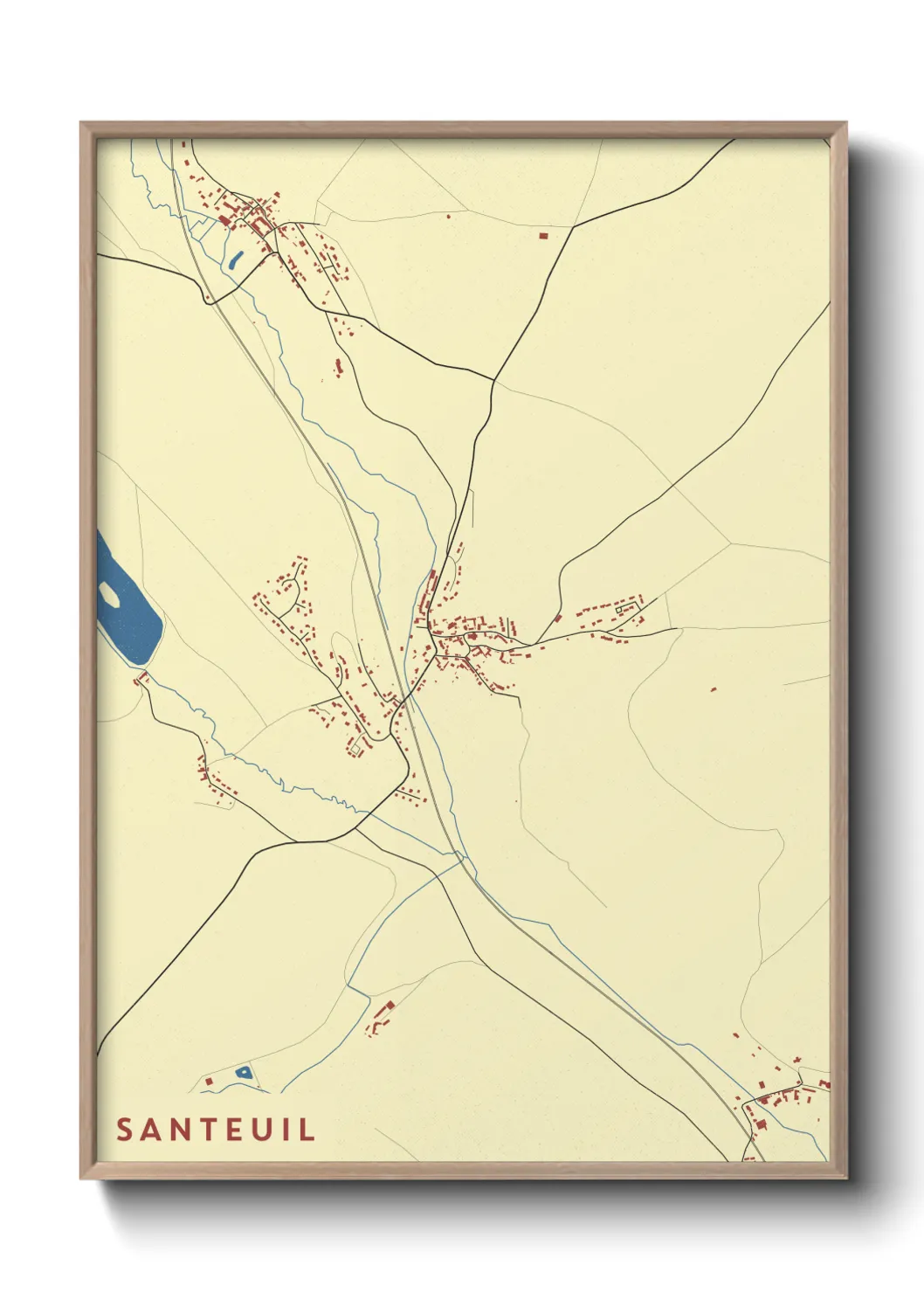 Un poster carteSanteuil