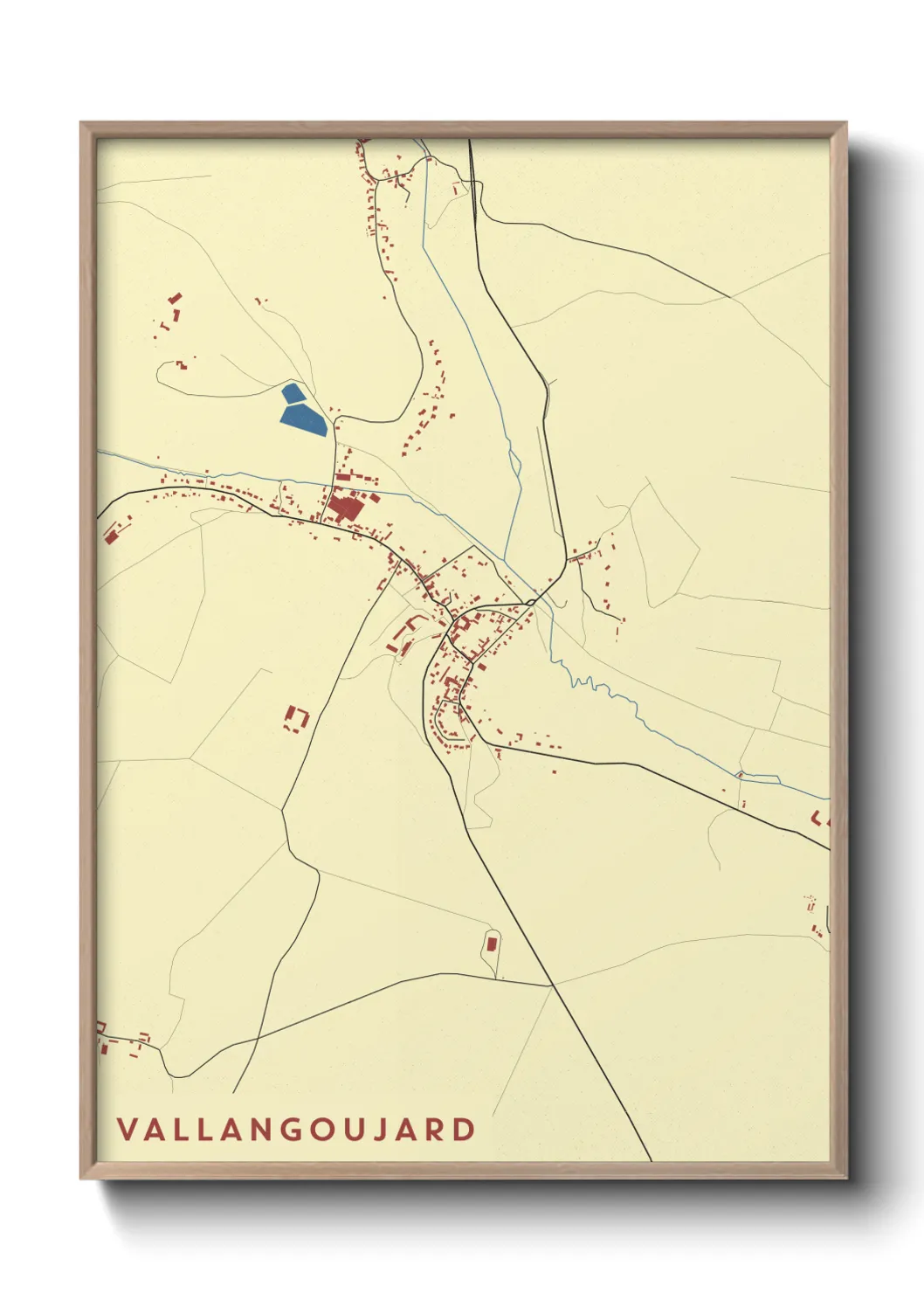 Un poster carteVallangoujard