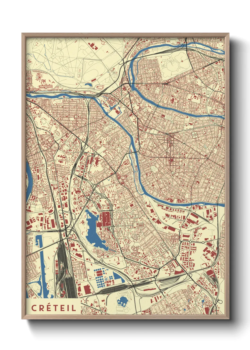 Un poster carteCréteil