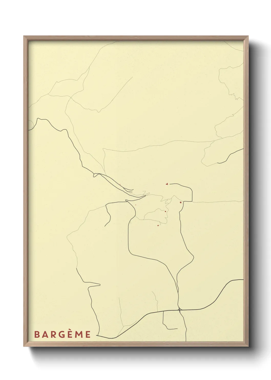 Un poster carteBargème