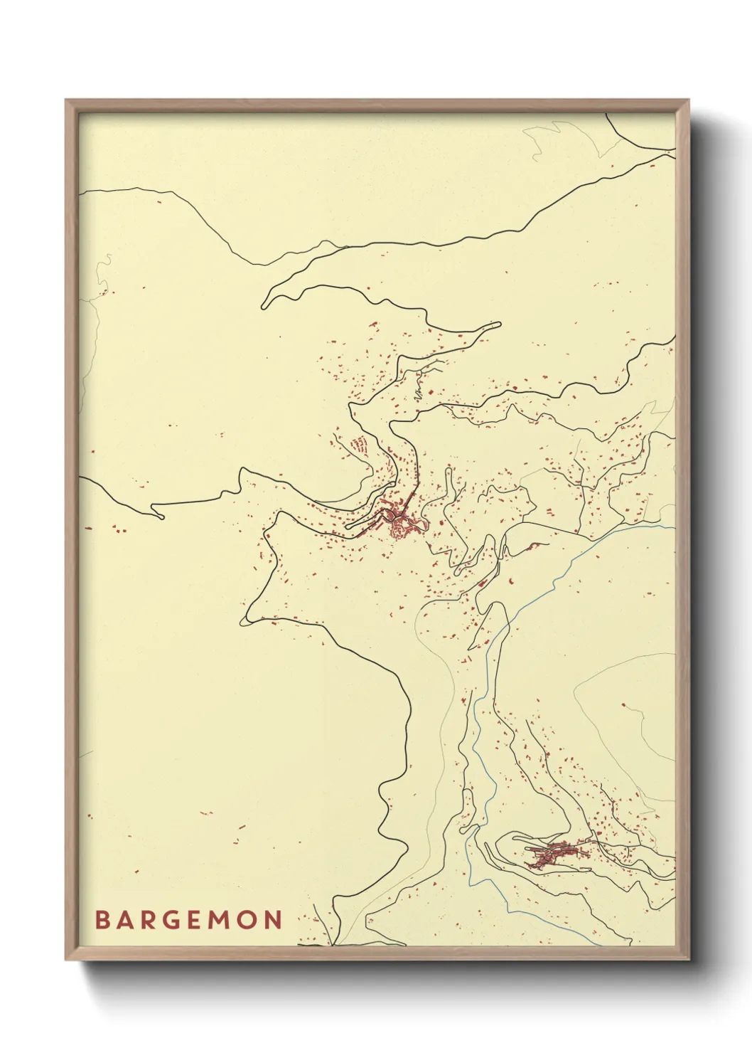 Une affiche de carte sur Bargemon