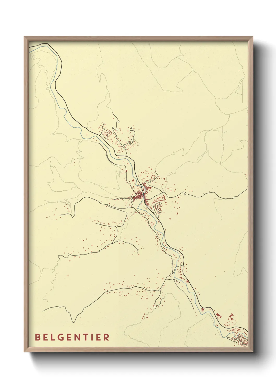 Un poster carteBelgentier
