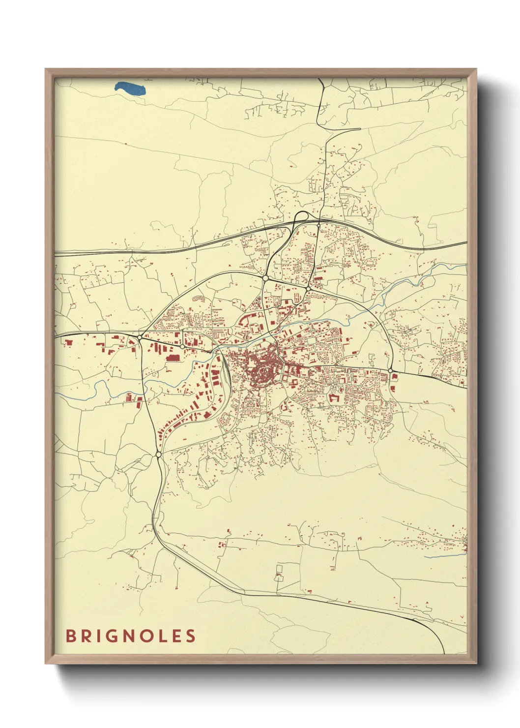 Un poster carteBrignoles