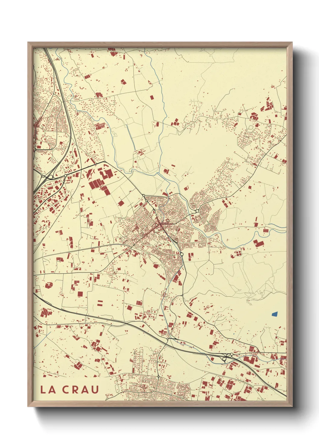 Un poster carteLa Crau