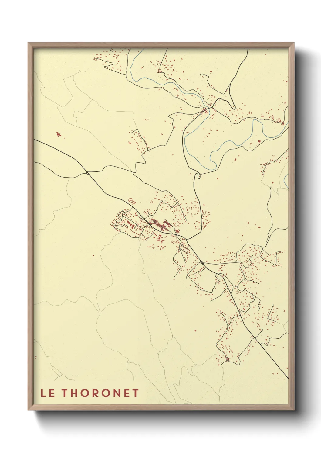 Un poster carteLe Thoronet