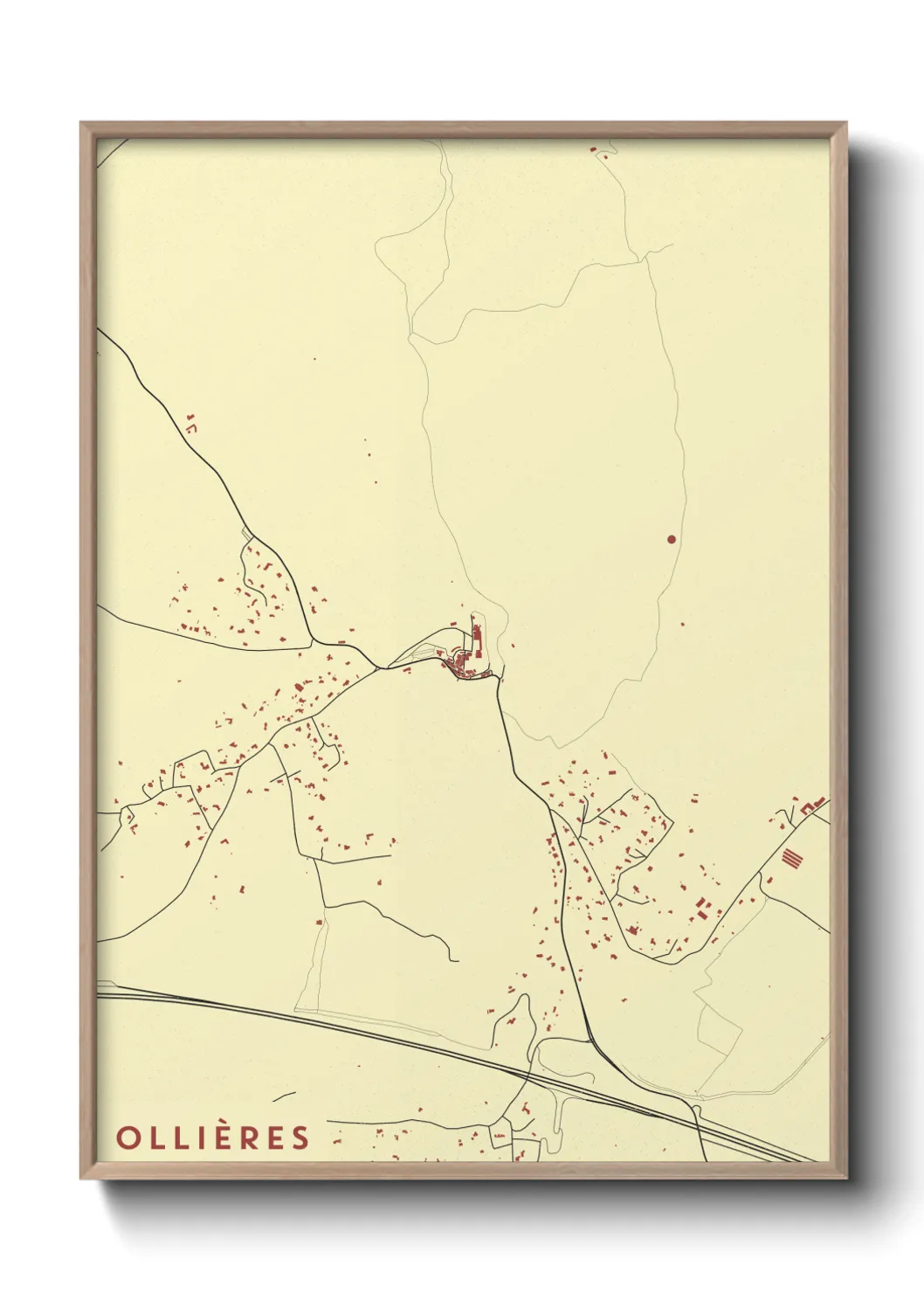 Un poster carteOllières