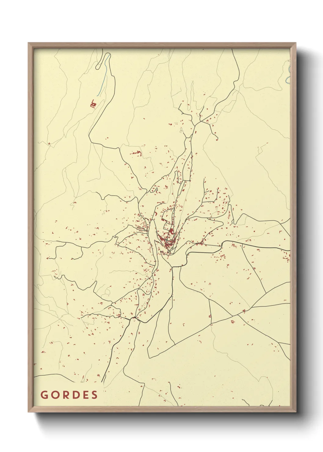 Un poster carteGordes