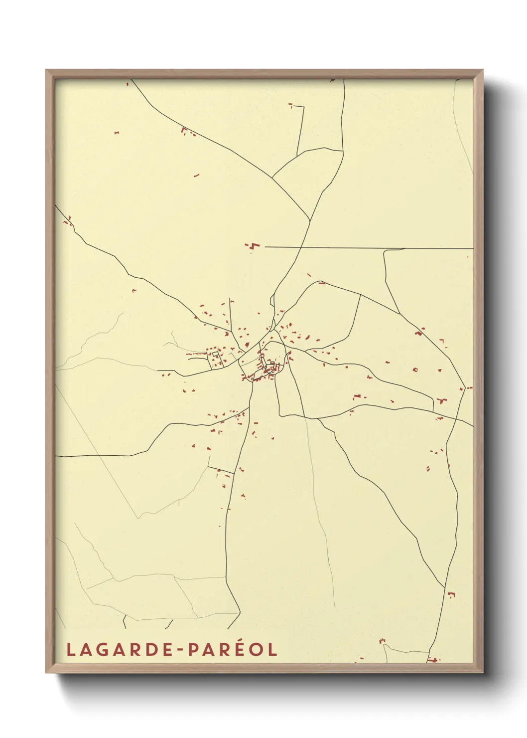 Un poster carteLagarde-Paréol