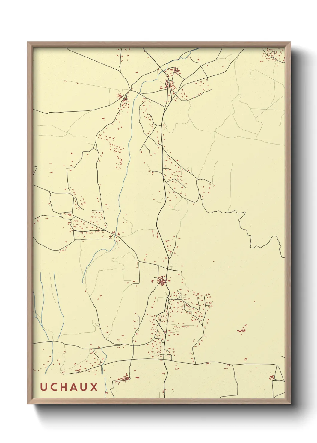 Un poster carteUchaux