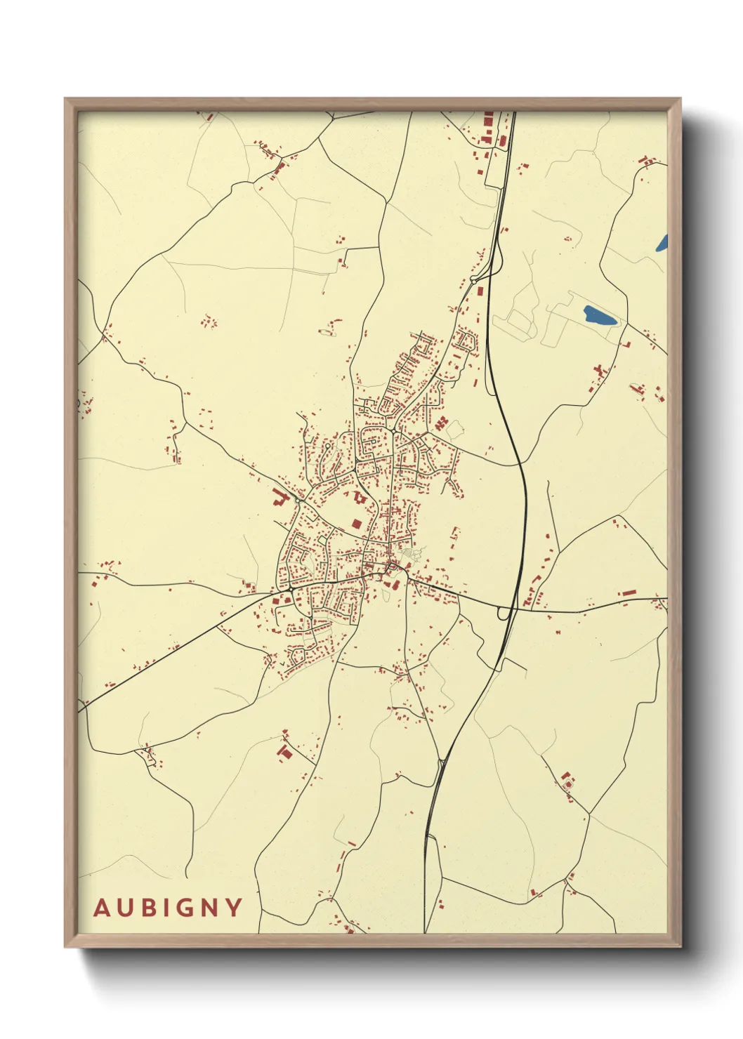 Un poster carteAubigny