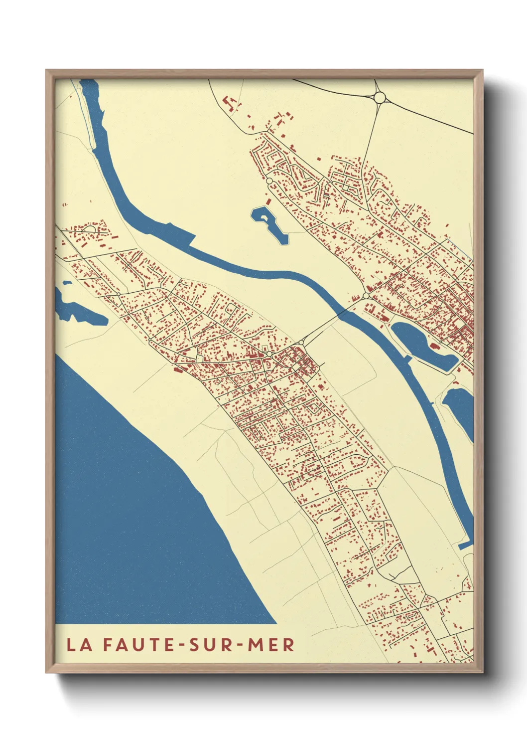 Un poster carteLa Faute-sur-Mer