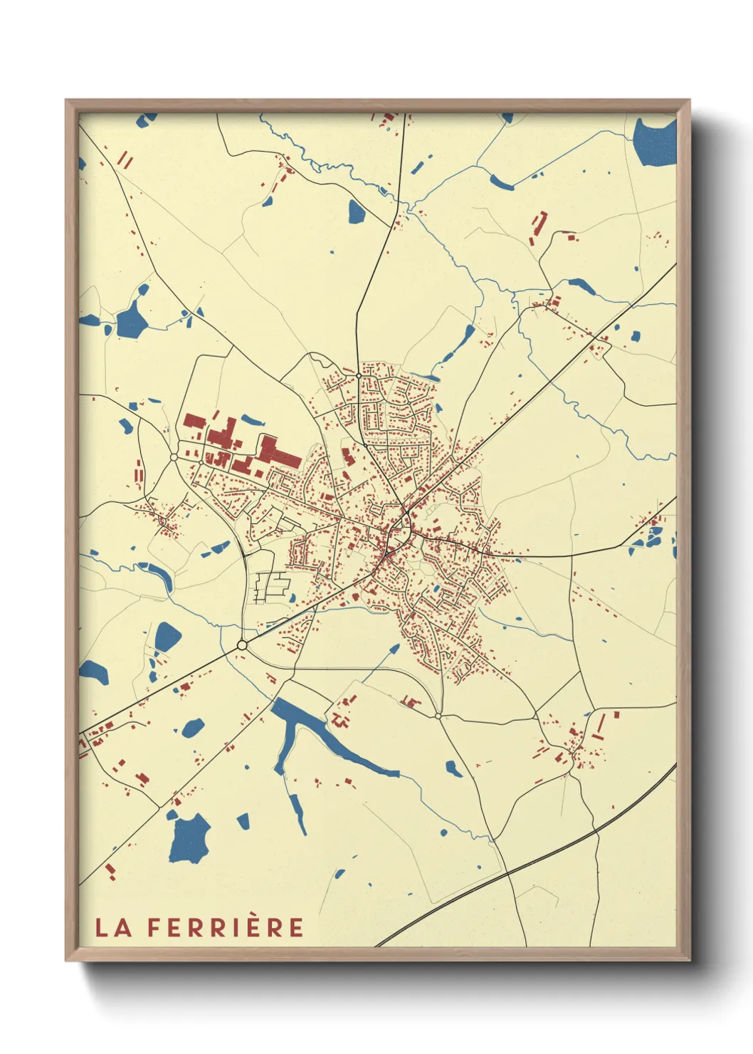 Un poster carteLa Ferrière