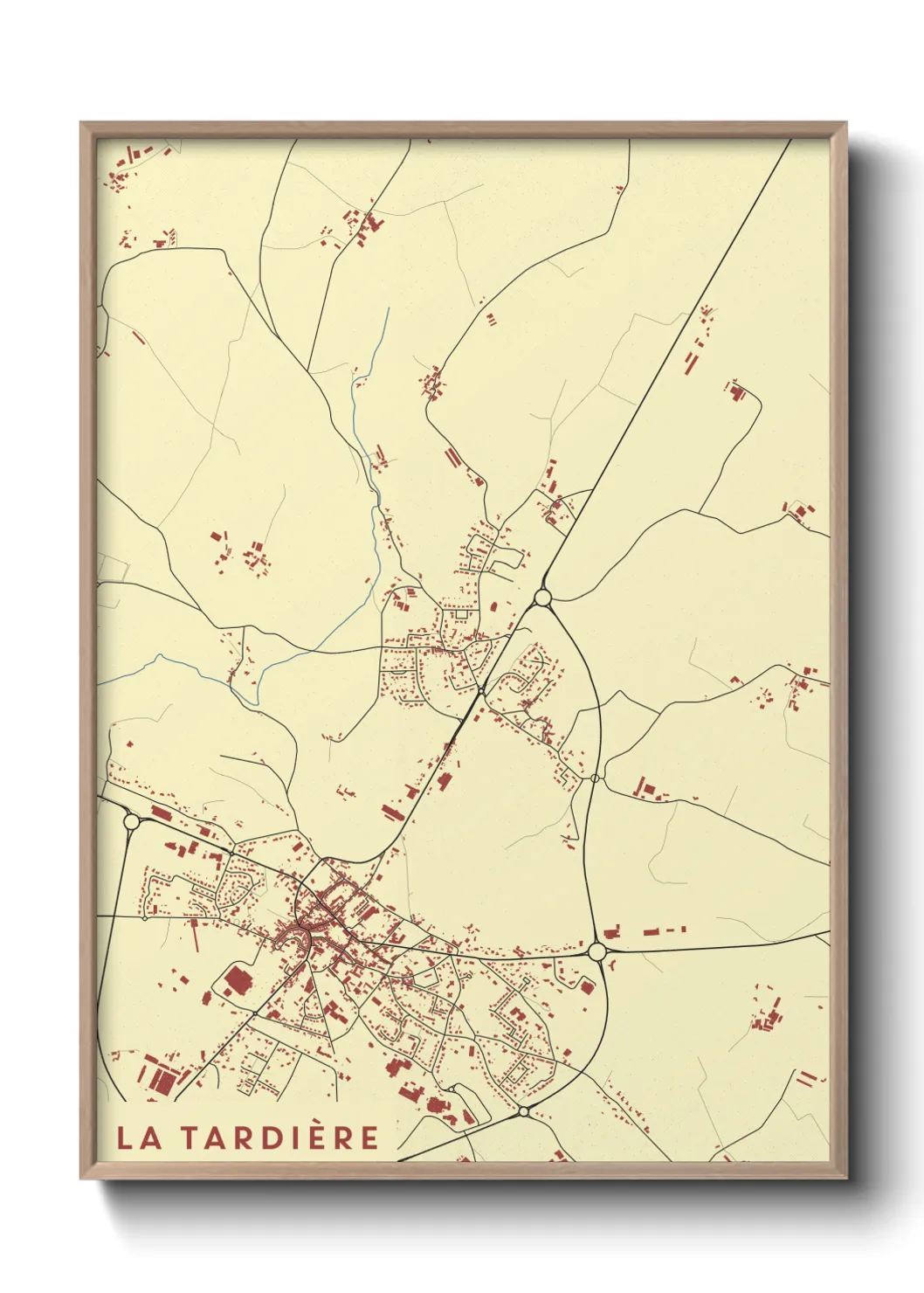 Un poster carteLa Tardière