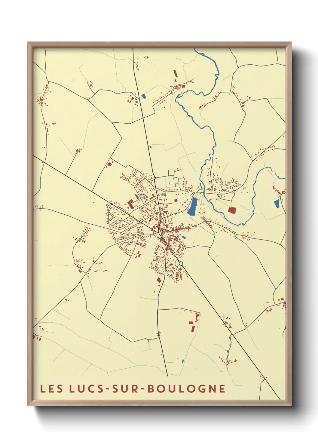 Un poster carteLes Lucs-sur-Boulogne