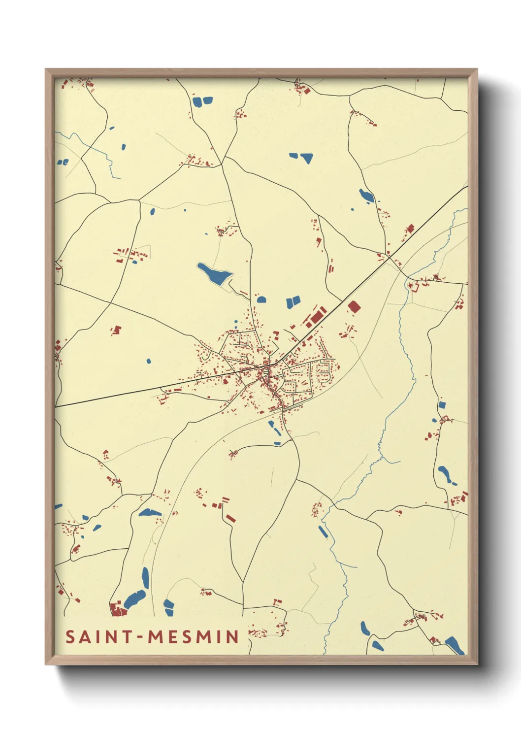 Un poster carteSaint-Mesmin
