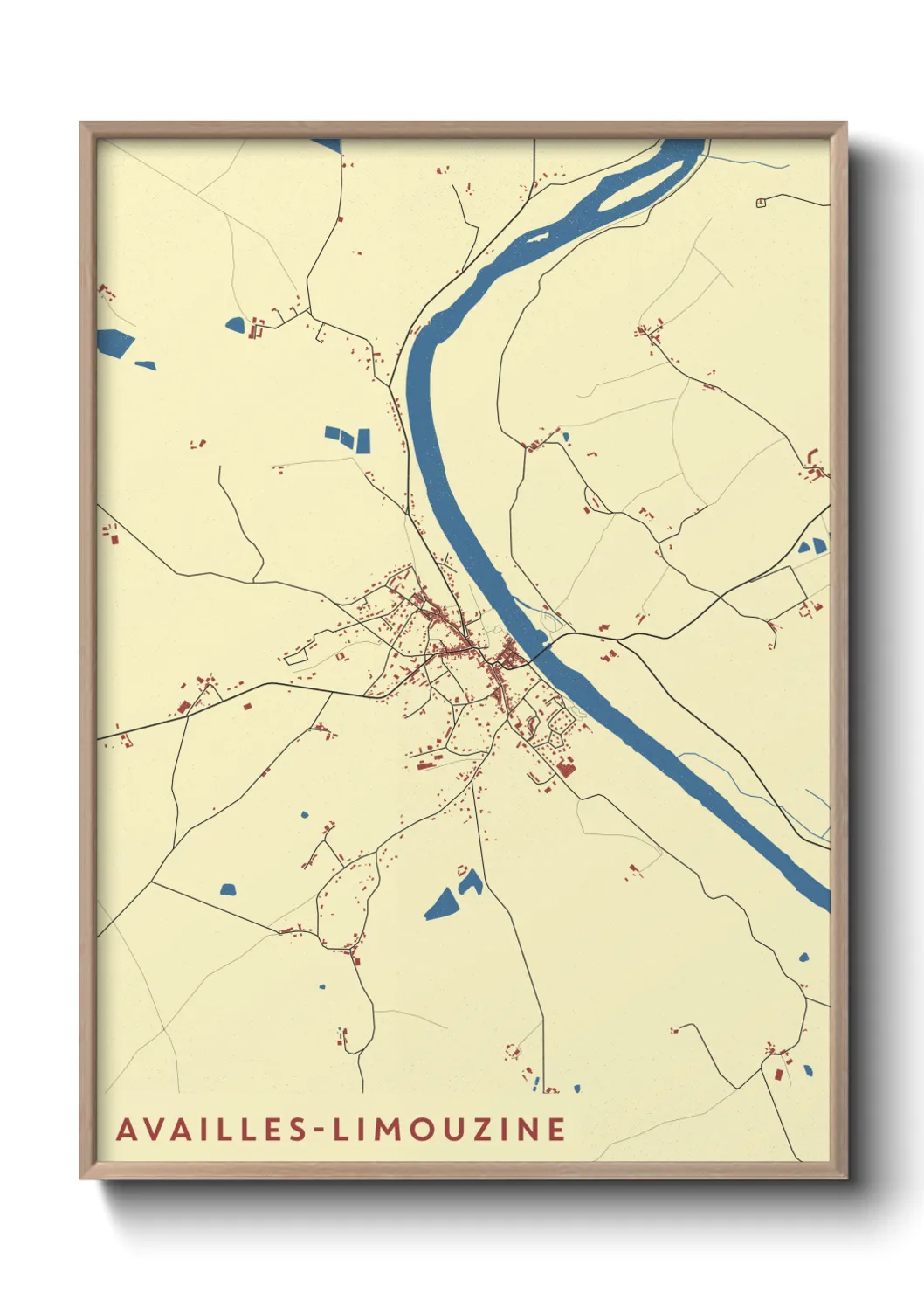 Un poster carteAvailles-Limouzine