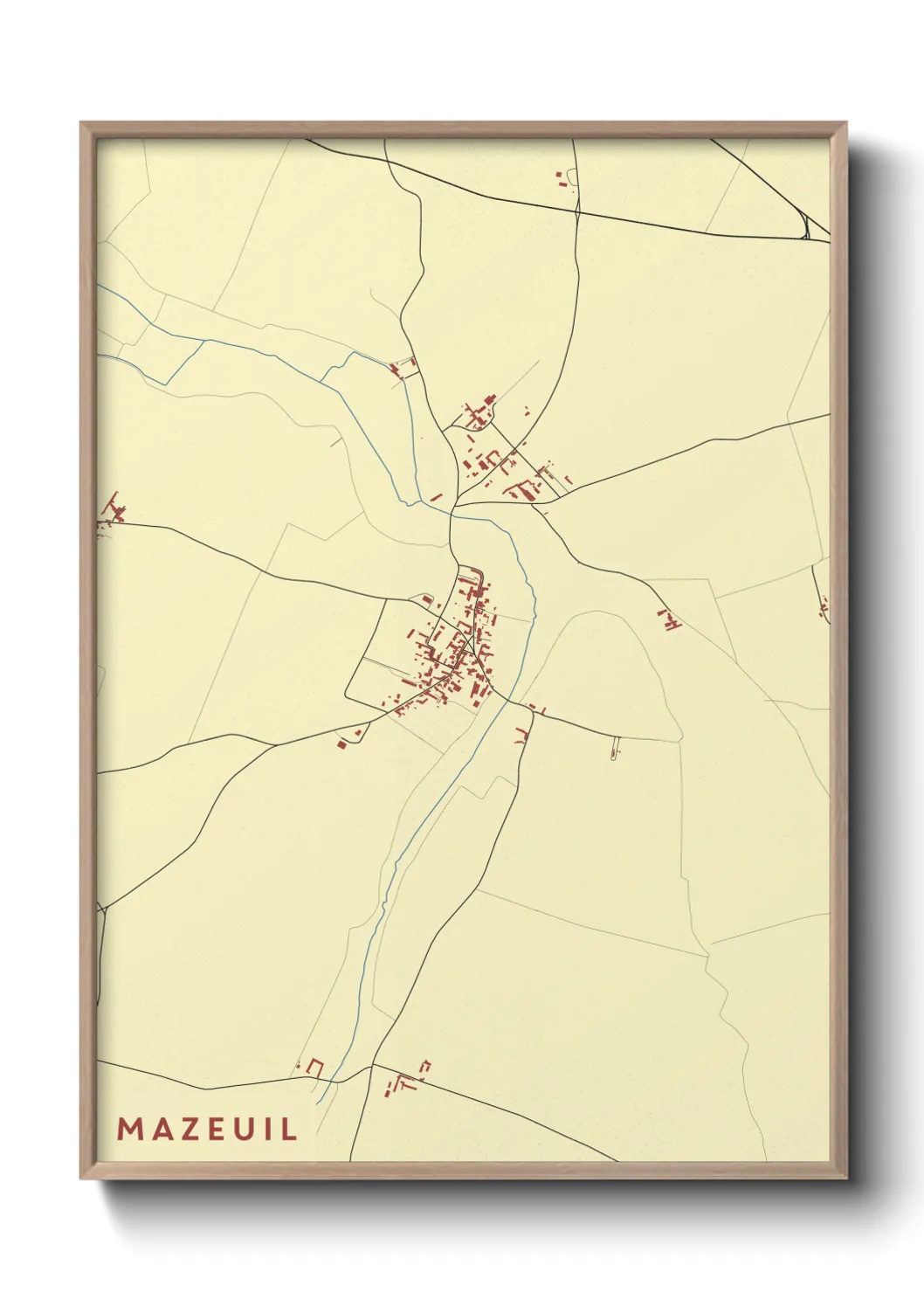 Un poster carteMazeuil