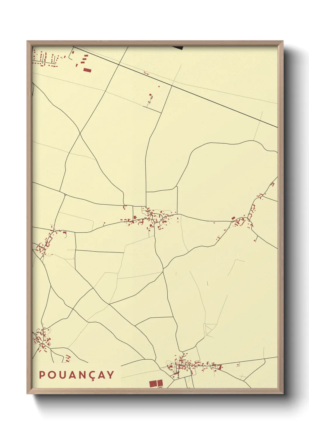 Un poster cartePouançay