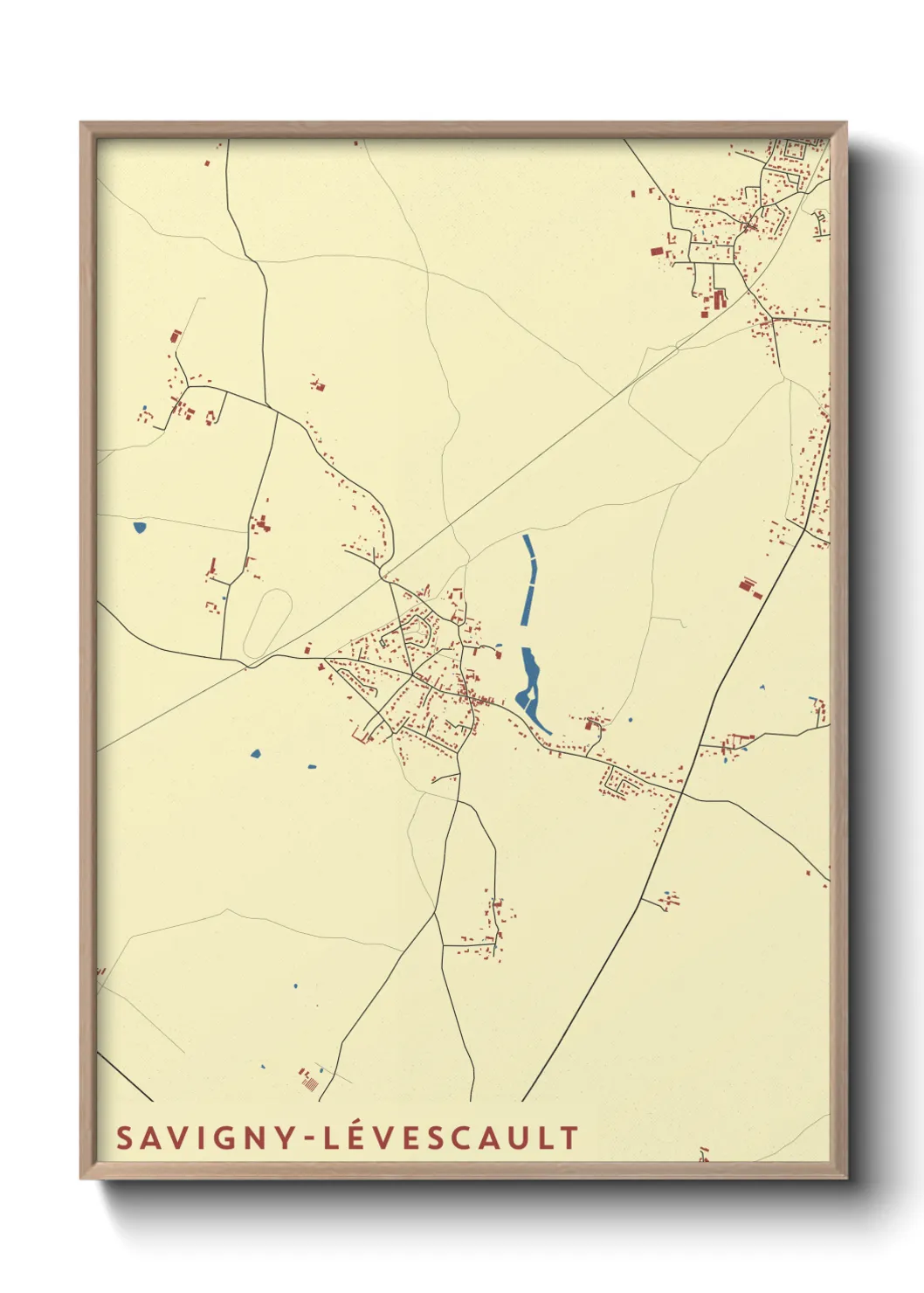 Un poster carteSavigny-Lévescault