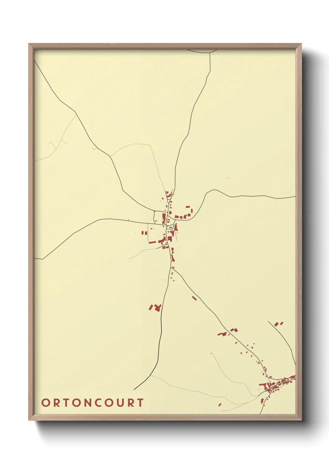 Un poster carteOrtoncourt